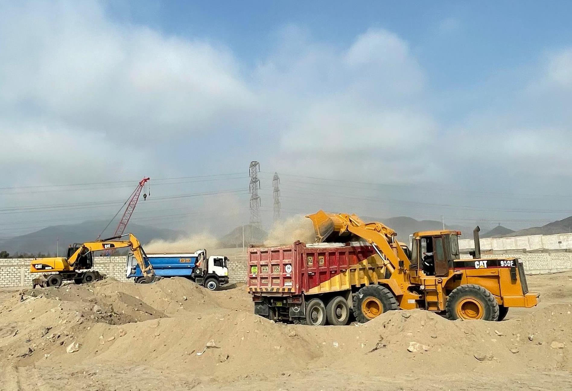 Movimiento de tierras en Lima SERCODE