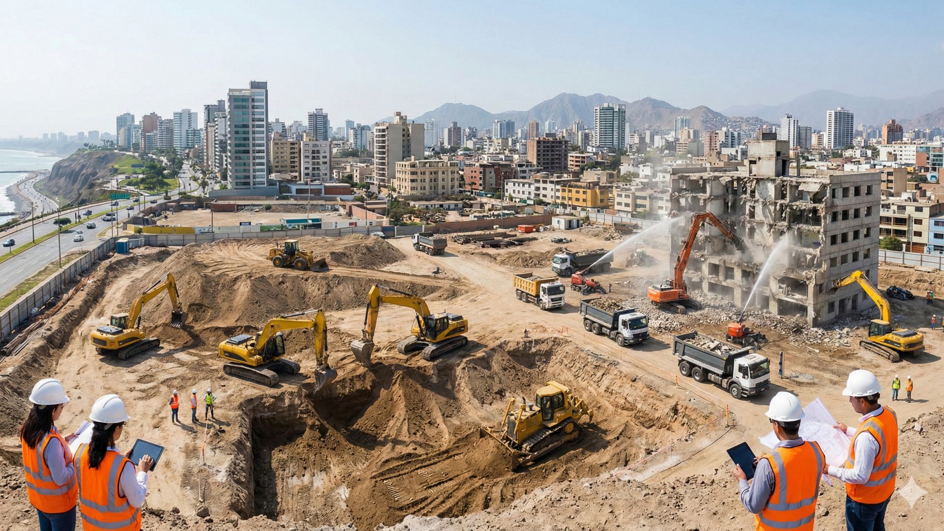 Empresa contratista líder en movimiento de tierras y demoliciones en Lima: experiencia que respalda cada proyecto